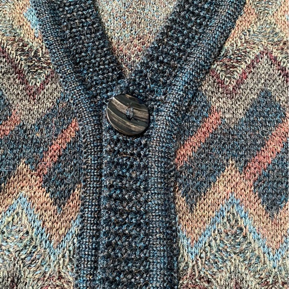 Pervuvian Connection Baby Alpaca Multi Colored Vest - Picture 5 of 12